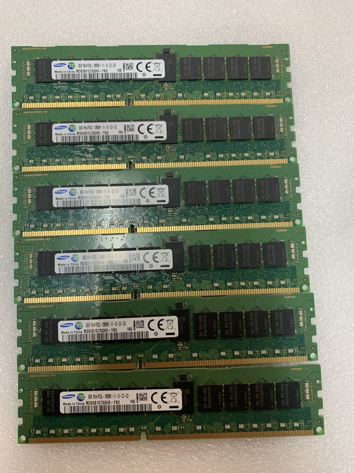 🔥 48GB = 6x 8GB DDR3 ECC Registered PC3L-12800R Samsung Server RAM