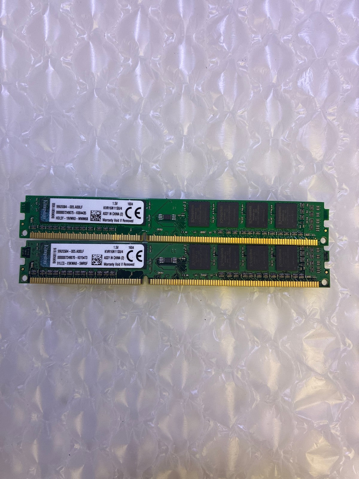 🔥 Kingston KVR16N11S8/4 4GB DDR3-1600 Desktop RAM DIMM 2x4GB 8GB Kit