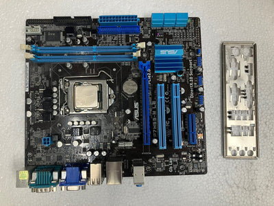~ ASUS P7H55-M LE H55 LGA 1156 DDR3 Motherboard W/ Intel i3-530 CPU & IO Shield