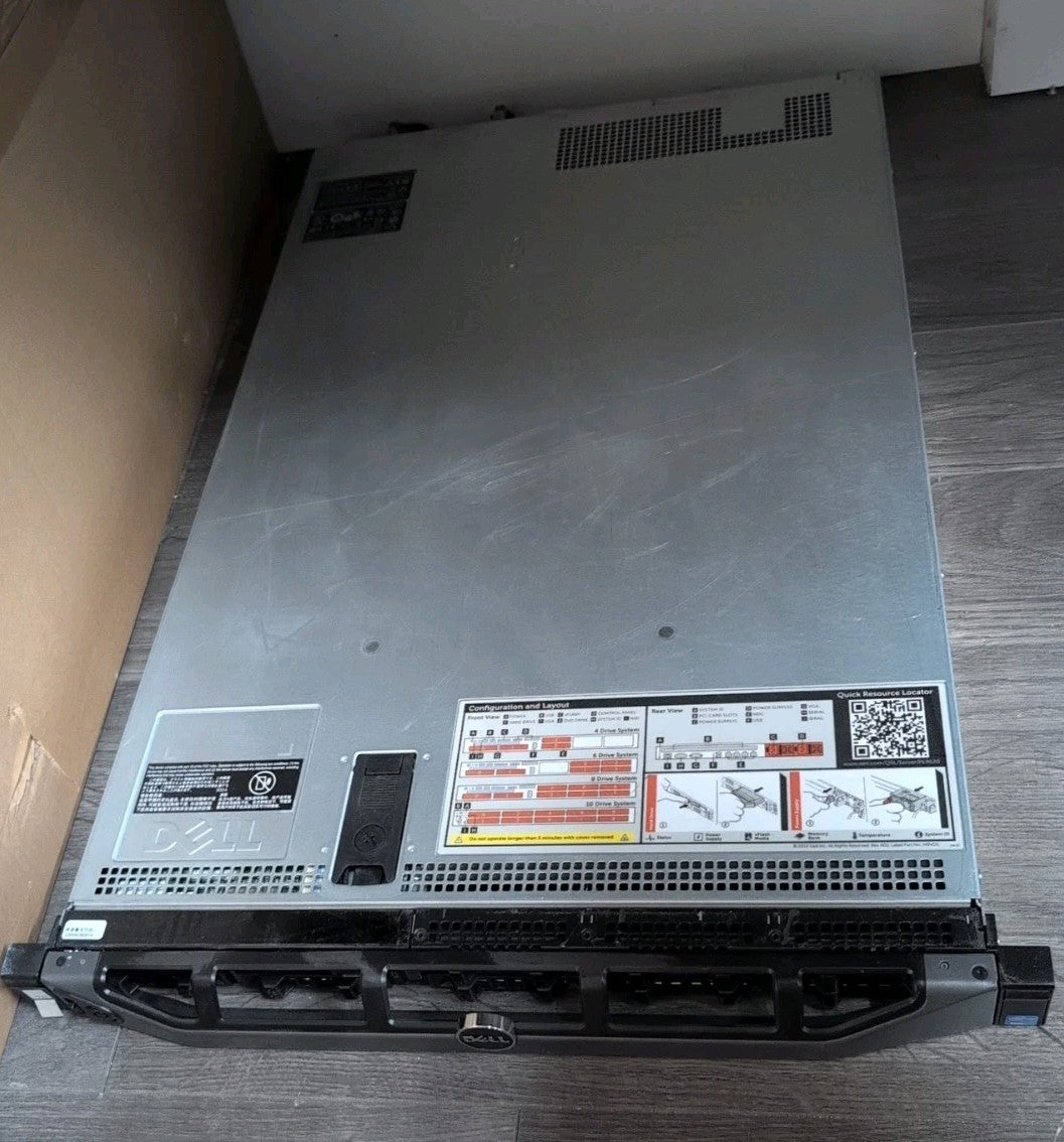 - Dell PowerEdge R620 Server 2x Xeon E5-2620 V2/2x 495W PSU (NO RAM/HDD/CADDY)