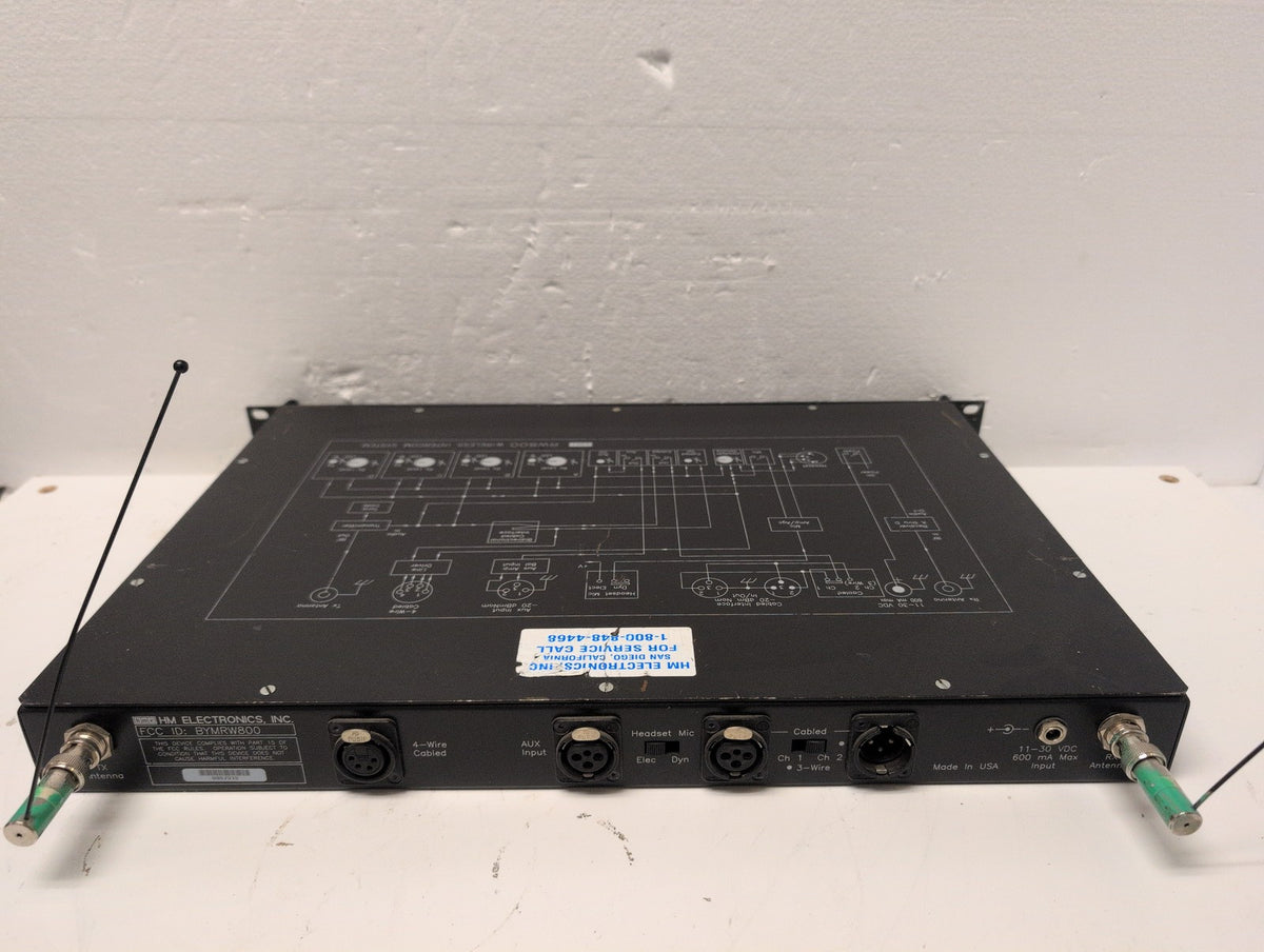 🎸 HME RW800 Wireless Intercom System Base Station Only (NO AC/BELT-PAC)
