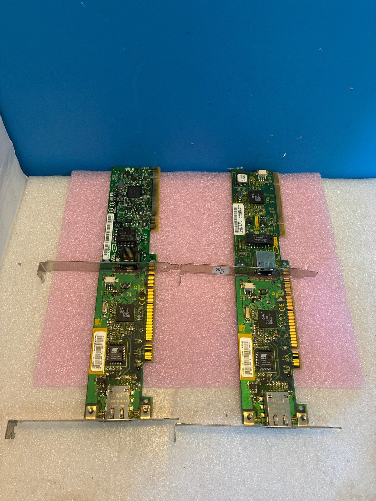Lot of 4 🔥 3Com 3C905CX-TXM EtherLink 10/100 PCI Network Adapter + Intel NIC