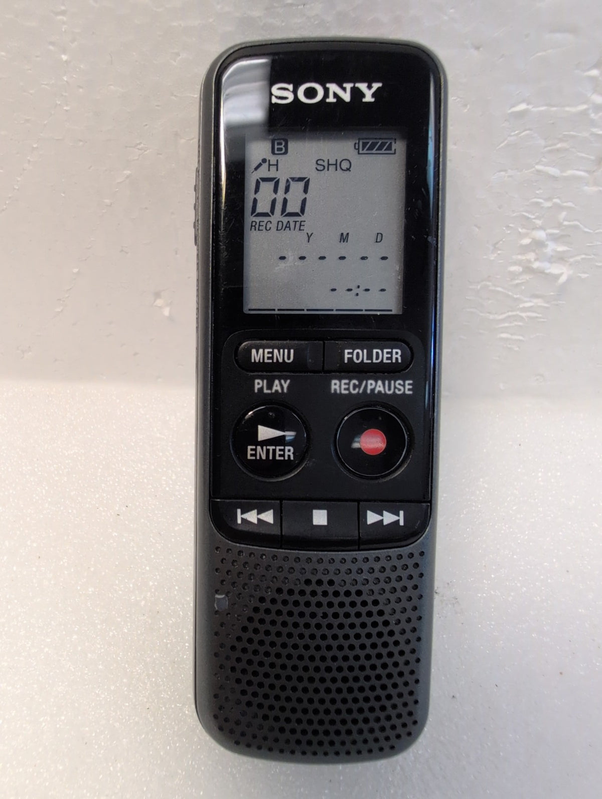 🎸 Sony ICD-PX240 Digital Voice IC Recorder Black/Gray Dictaphone LCD Display