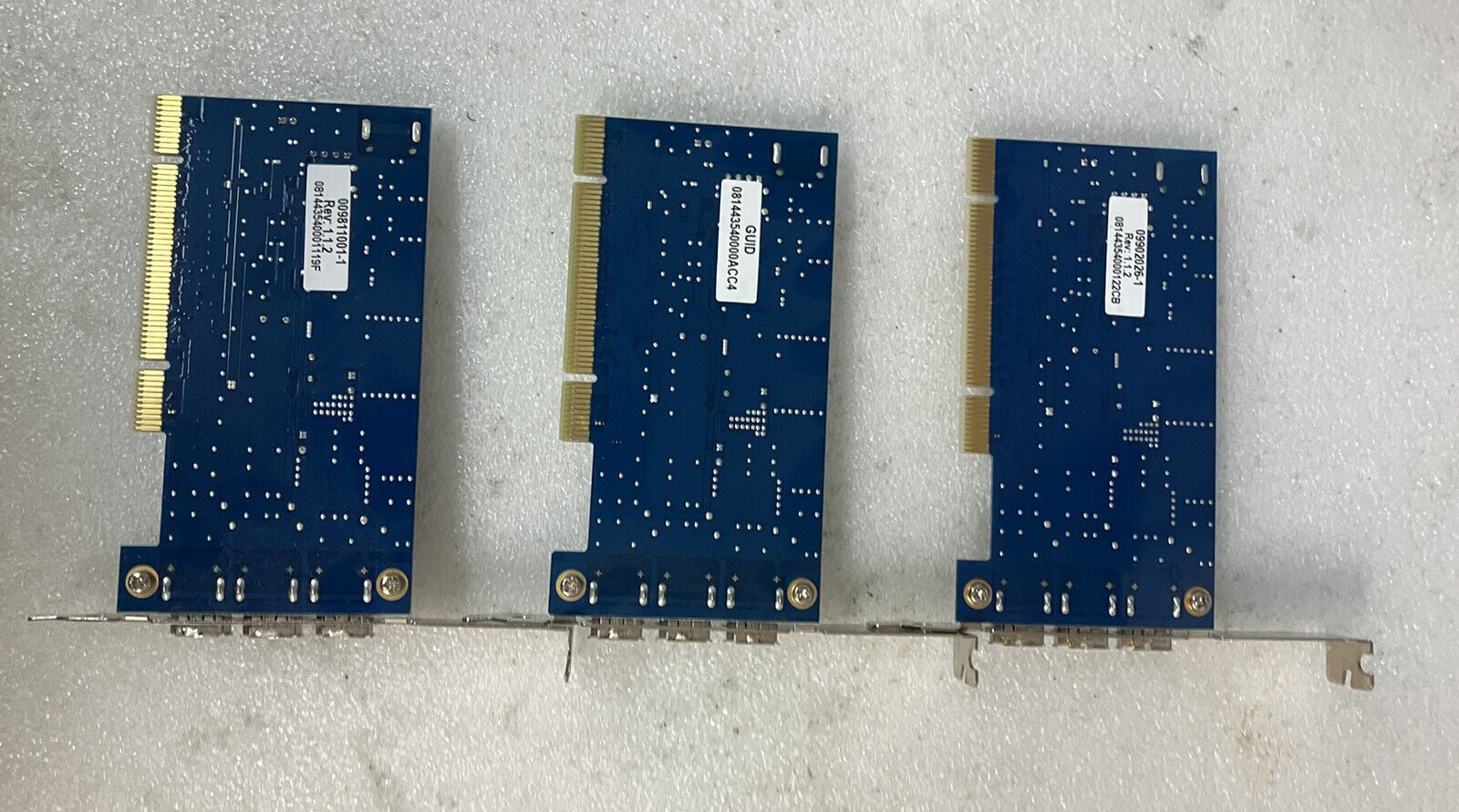 ~ 1x OEM Unibrain FireBoard Blue 3-Port PCI FireWire Card IEEE 1394 Full Height
