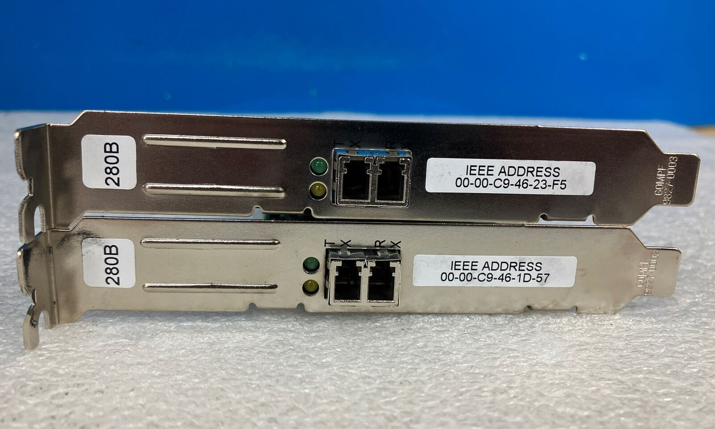 2x IBM 80P4544 2Gbps PCI-x Single Port LC Fiber Channel Adapter Card H13287A ~