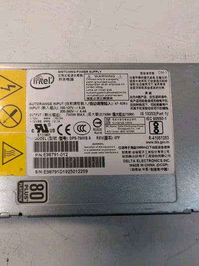 🔥  Intel Delta  E98791-012 DPS-750XB 750w Switching Power Supply -