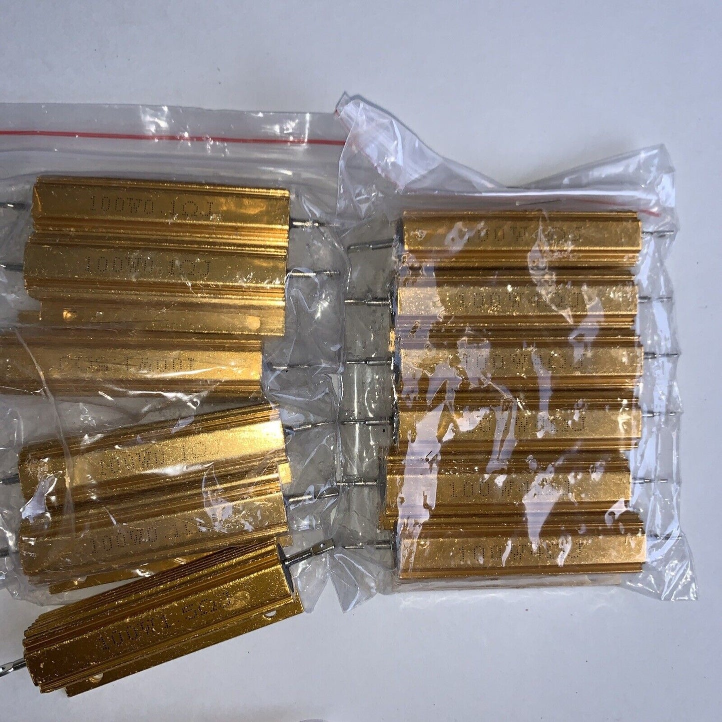 50 x    100W 0.1/ .22/1.5/3/4/Ohm Shell Power Aluminum Case Wirewound Resistor