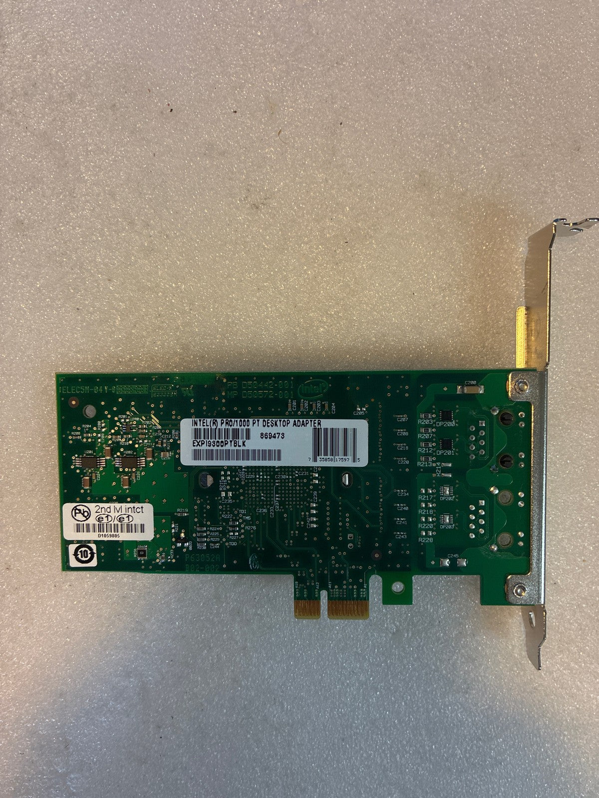 🔥 Intel PRO/1000 PT Desktop Adapter EXPI9300PTBLK Single-Port Gigabit PCIe NIC