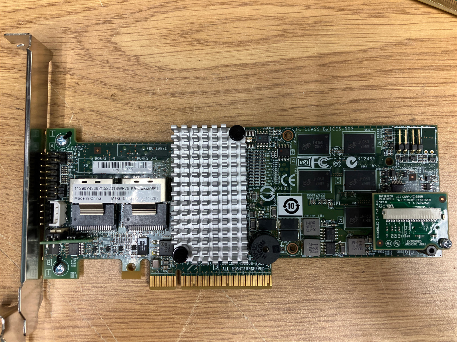 ~ Lot of 2x 46M0851 IBM ServeRAID SAS/SATA Controller. No Battery