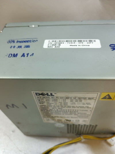 - Dell 250W POWER SUPPLY PS-5251-2DFS 0F0894 F0894 for 360