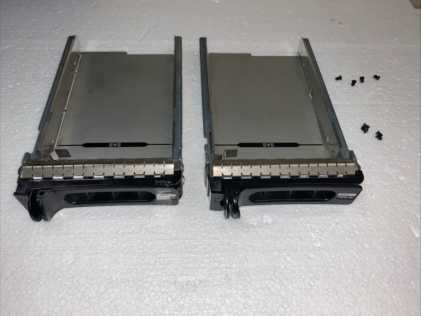2x🔥 Dell PowerEdge Hard Drive Hot Swap Caddy Tray 2900 2950 1950 SAS SATA+screw