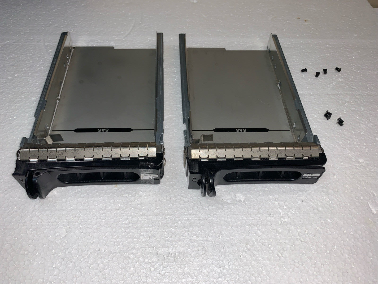 2x🔥 Dell PowerEdge Hard Drive Hot Swap Caddy Tray 2900 2950 1950 SAS SATA+screw