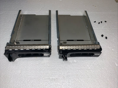 2x🔥 Dell PowerEdge Hard Drive Hot Swap Caddy Tray 2900 2950 1950 SAS SATA+screw