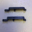 🔥 SATA Hard Drive Connector AT368 Black Right-Angle Gold Contacts Lot of 2