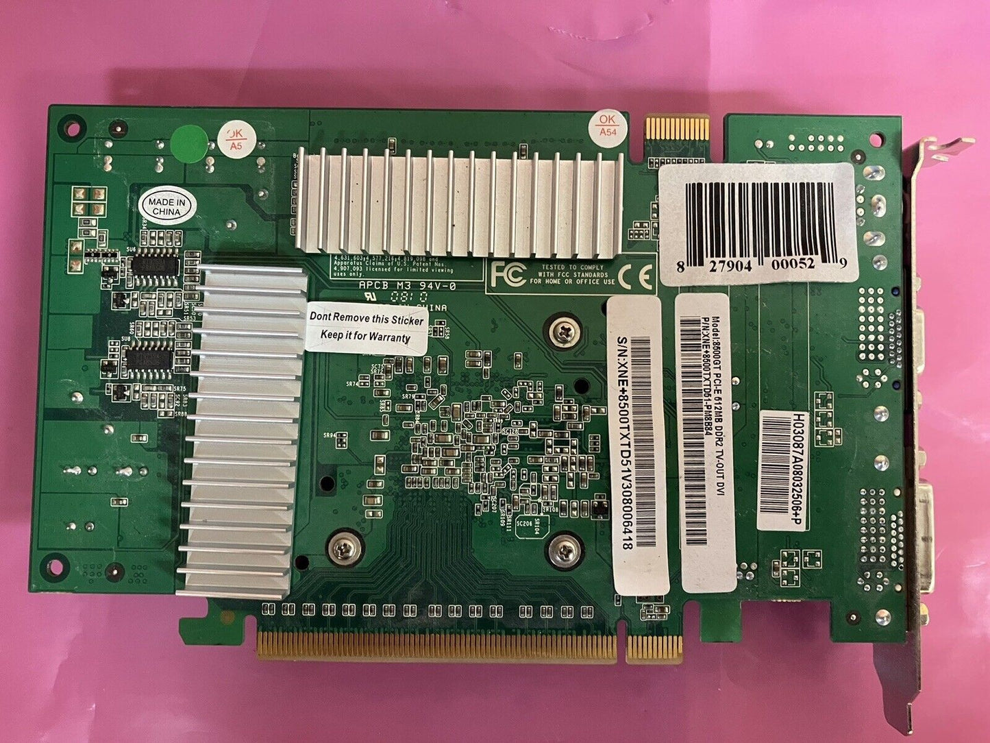 ~ Palit 8500GT PCI-E 512MB DDR2 TV VGA DVI XNE+8500TXTD51-PM8B84 Graphics Card