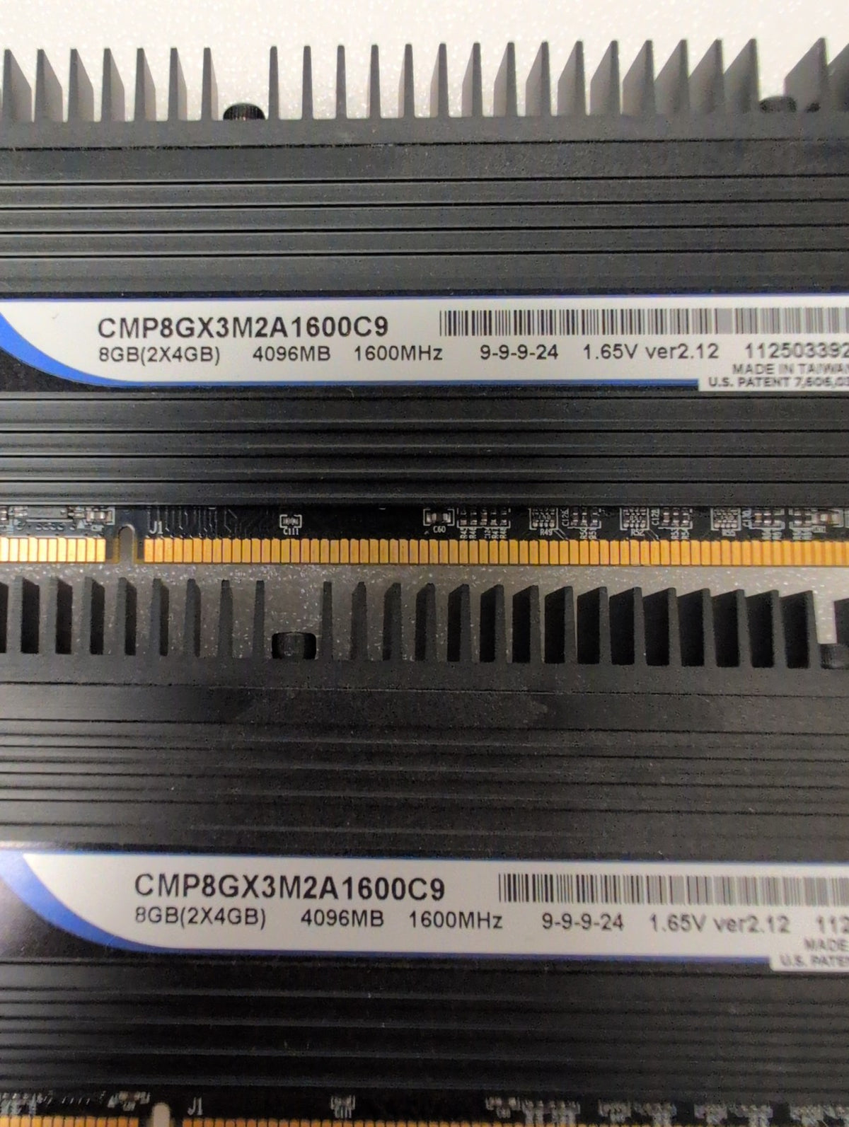 🎸 Corsair Dominator CMP8GX3M2A1600C9 8GB (2x4GB) DDR3 1600MHz Desktop RAM
