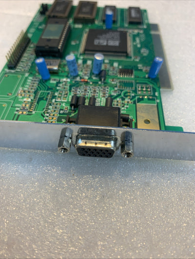🔥 ATI Mach32 ISA Industrial Graphics Card A100 CNC Medical DB9 Rare