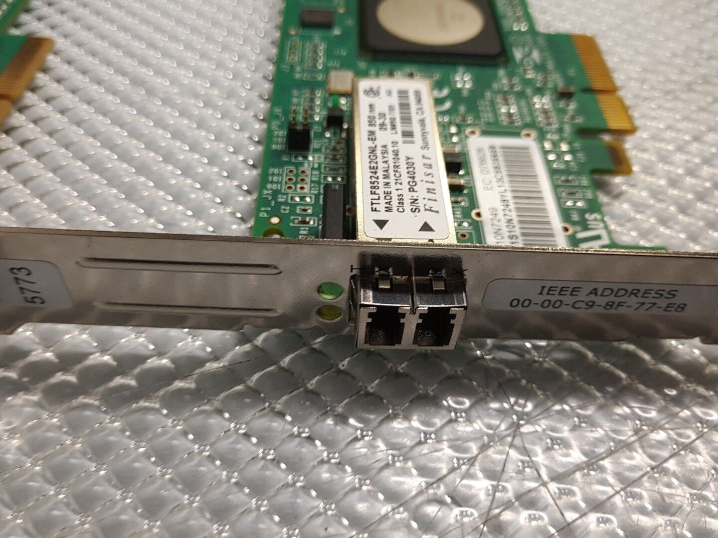 -  LOT OF 3 IBM Single-Port 4Gbps Fibre Channel PCIe Adapter 10N7249 @@@