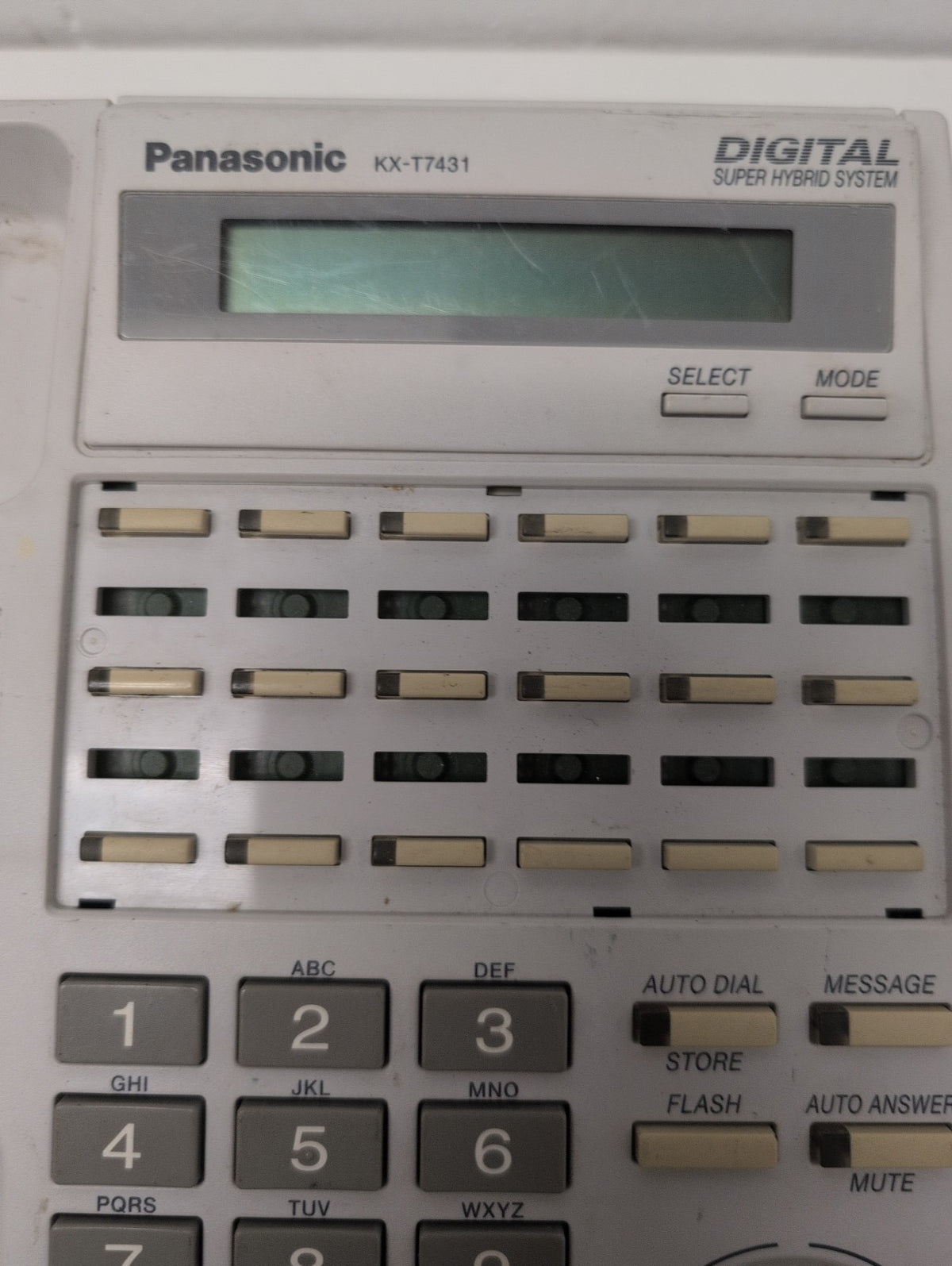 Panasonic KX-T7431 Digital Super Hybrid System Phone (NO PLASTIC COVER) -