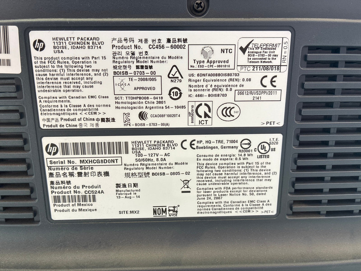 🔥 HP LaserJet 700 mfp M775 Formatter Board CE396-60002 w/WD 500GB HD