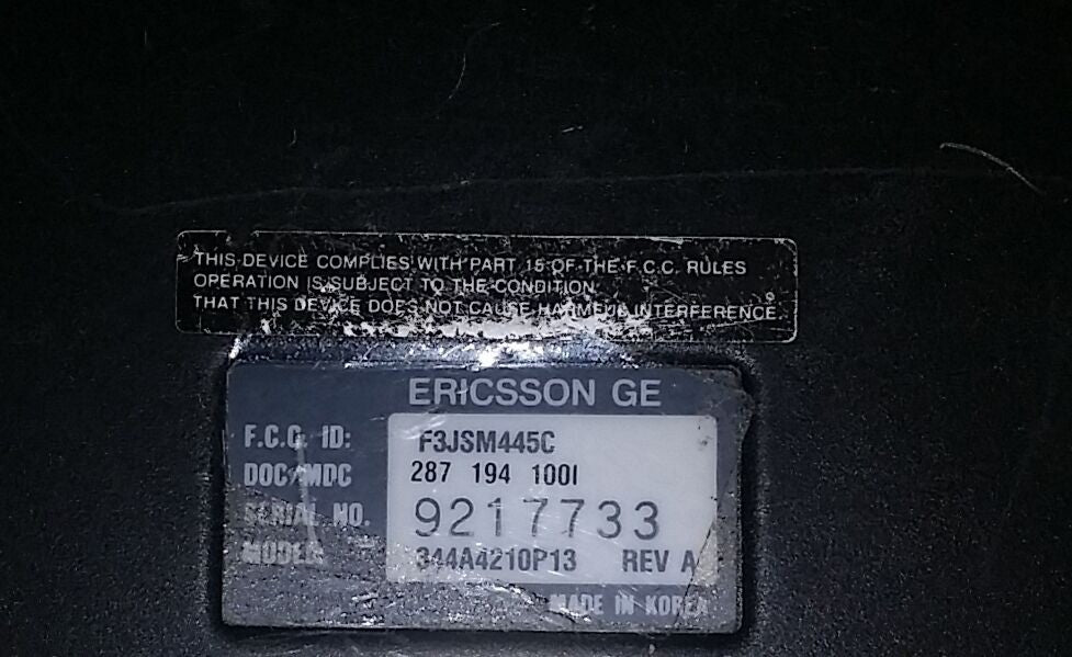 Ericsson GE Mobile Radio 344A4210P2 w/ MGM
