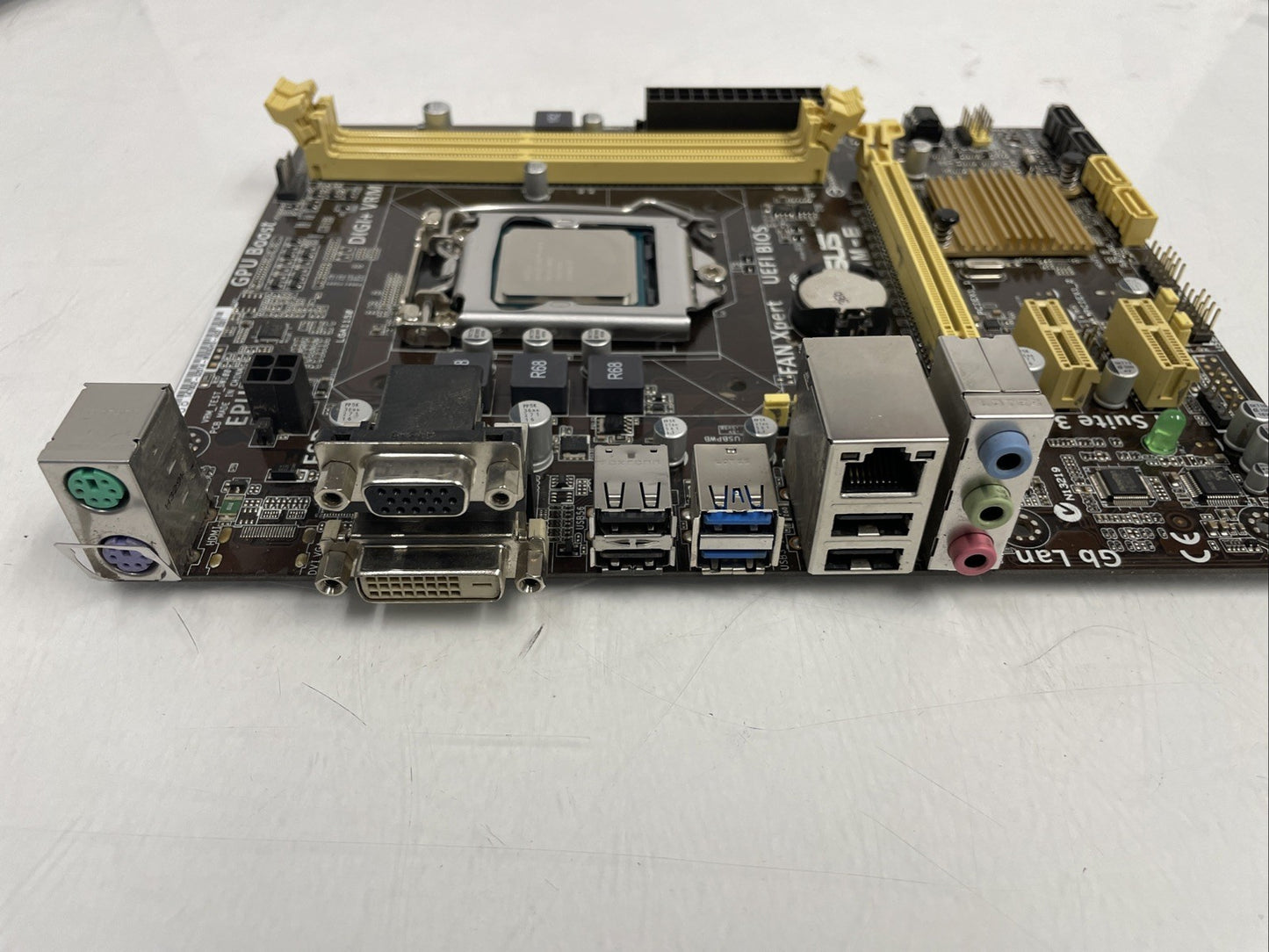 ASUS H81M-E Motherboard Intel i7-4770 DDR3  With I/O baffle