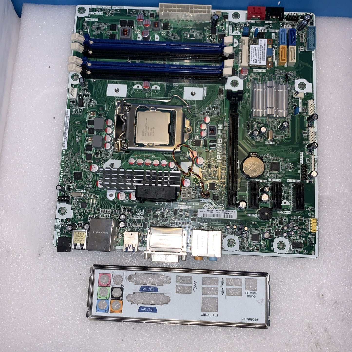 HP IPMMB-FM M-ATX 696400-002 LGA1155 Motherboard Intel H61 DDR3 w/ i7-3770K CPU