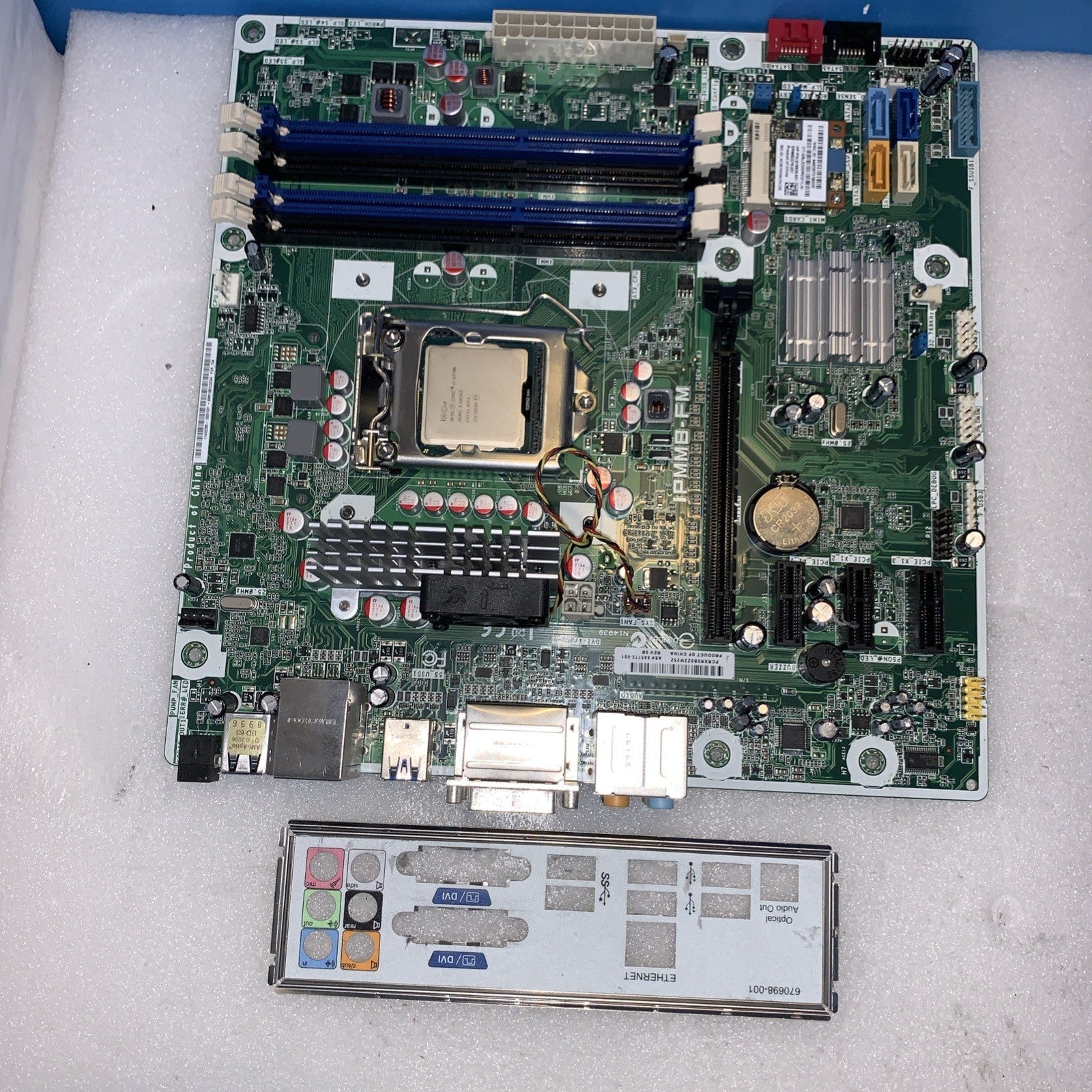 HP IPMMB-FM M-ATX 696400-002 LGA1155 Motherboard Intel H61 DDR3 w/ i7-3770K CPU