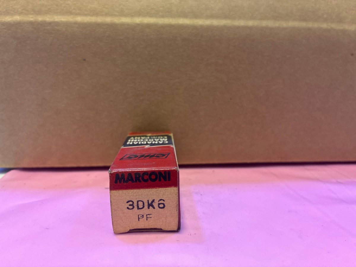 🔥 Marconi 3DK6 Vacuum Tube Canadian Marconi CMC Original Box Vintage NOS