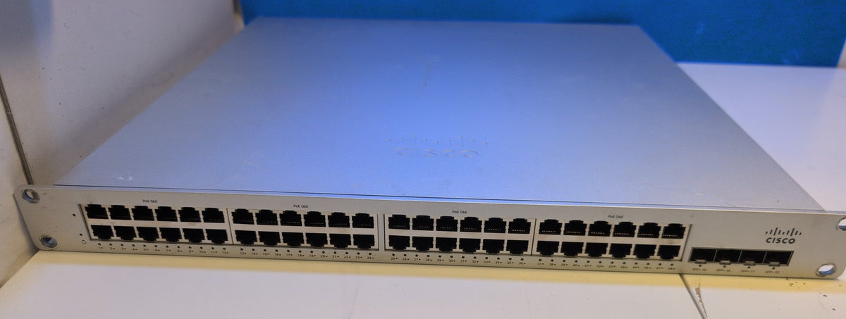 🎸 Cisco Meraki MS250-48FP-HW 48-Port Gigabit PoE Switch (NO PSU, AS IS)