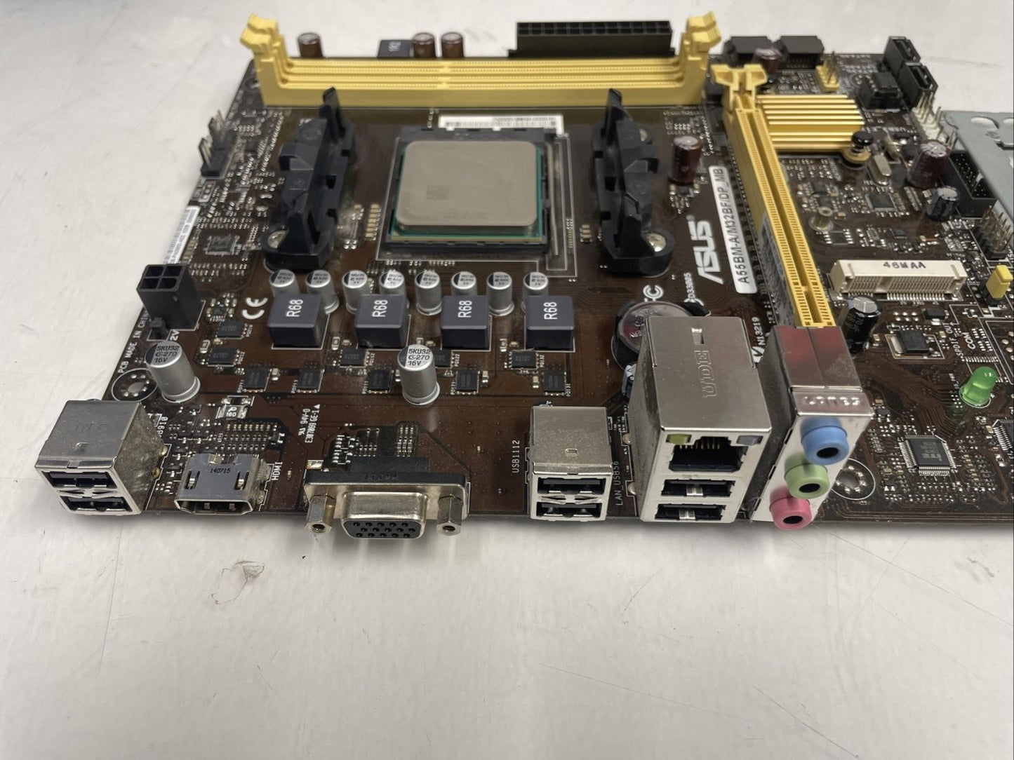 ASUS A55BM-A/M32BF/DP_MB SOCKET  MOTHERBOARD with cpu A6-6400 +