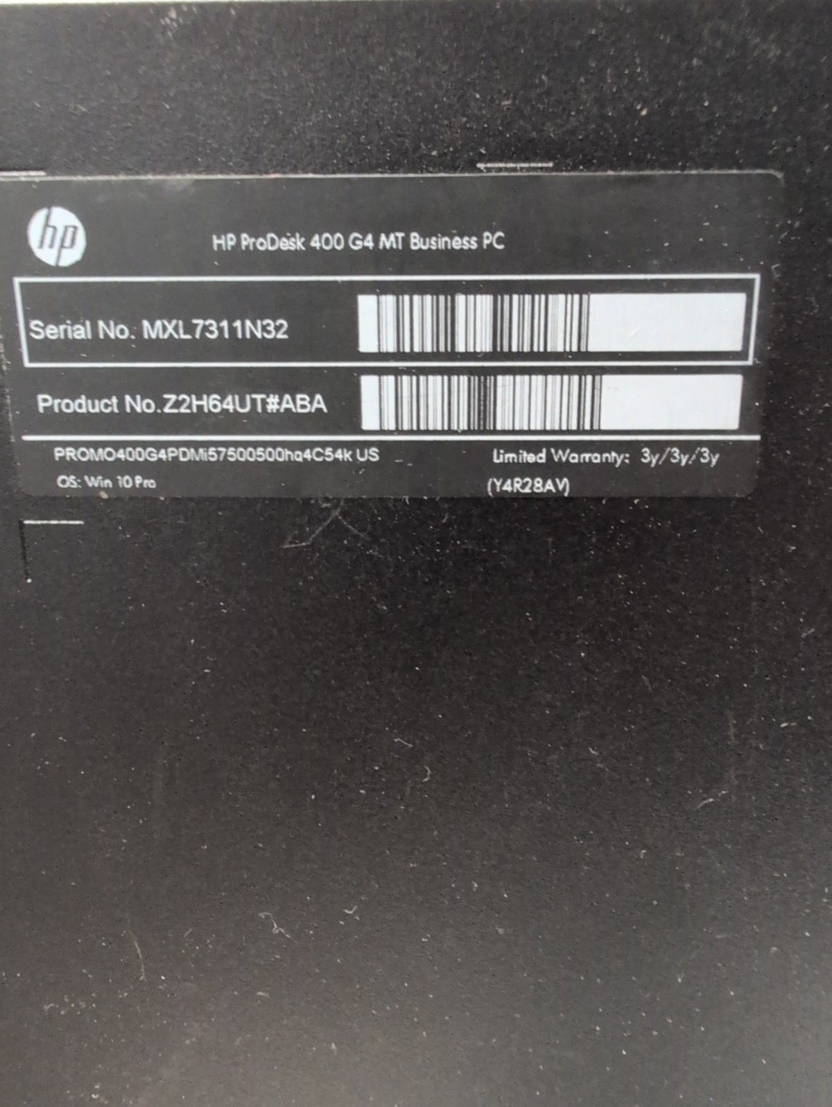 NICE HP ProDesk 400 G4 MT Desktop i5-7500/8GB RAM/256GB SSD/ Win 11 Pro -