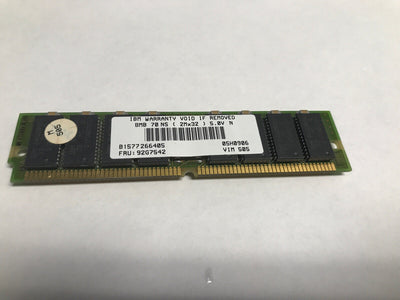 IBM 8MB 70ns 2Mx32 92G7542 Memory Ram