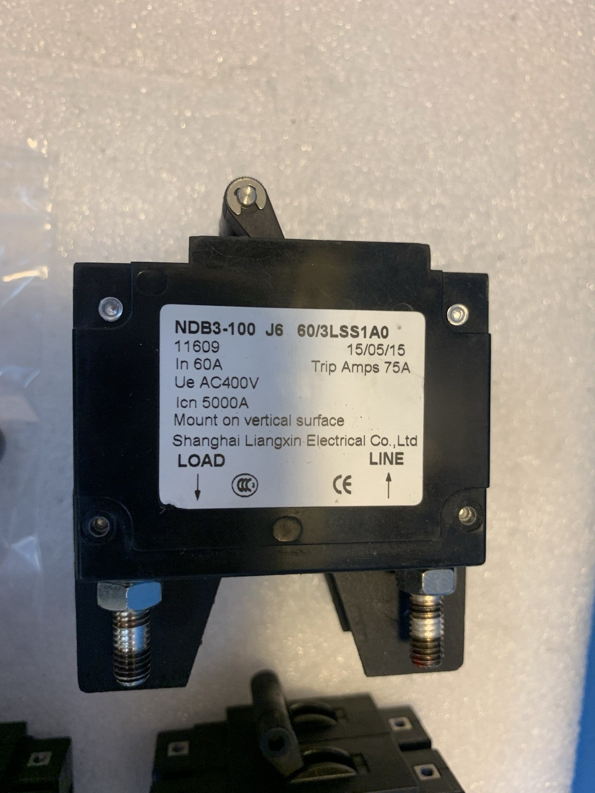 🔥 Lot of Industrial Circuit Breakers 60A MUDSO-E / NDB3-100