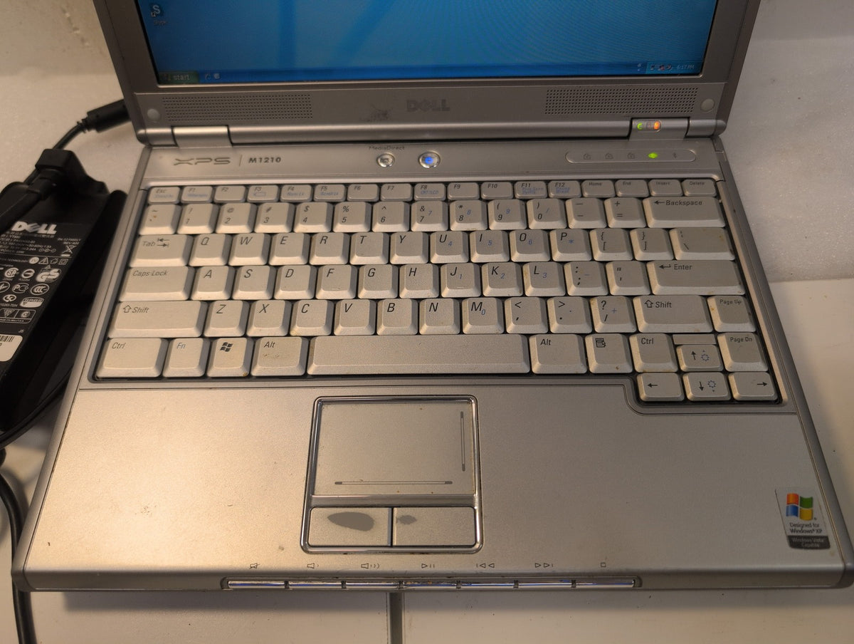 🎸 Dell  XPS M1210 12" Laptop INTEL  T2500 CPU/1GB RAM/250GB HDD/WIN XP