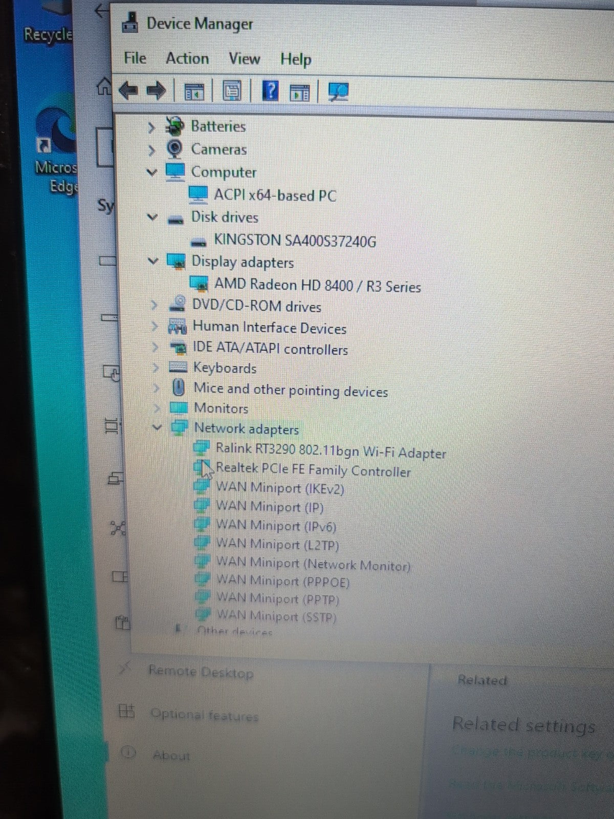Hp PAVILION 17 17" Laptop AMD A6-5200 APU/ 16GB Ram/240GB SSD/ Win 10 -