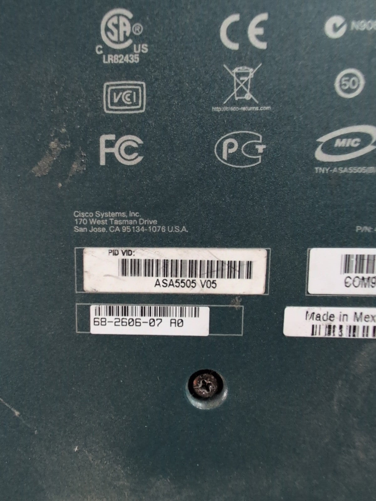 🔥 8x Cisco ASA 5505 Firewall Adaptive Security Appliance (NO Power Supply) -