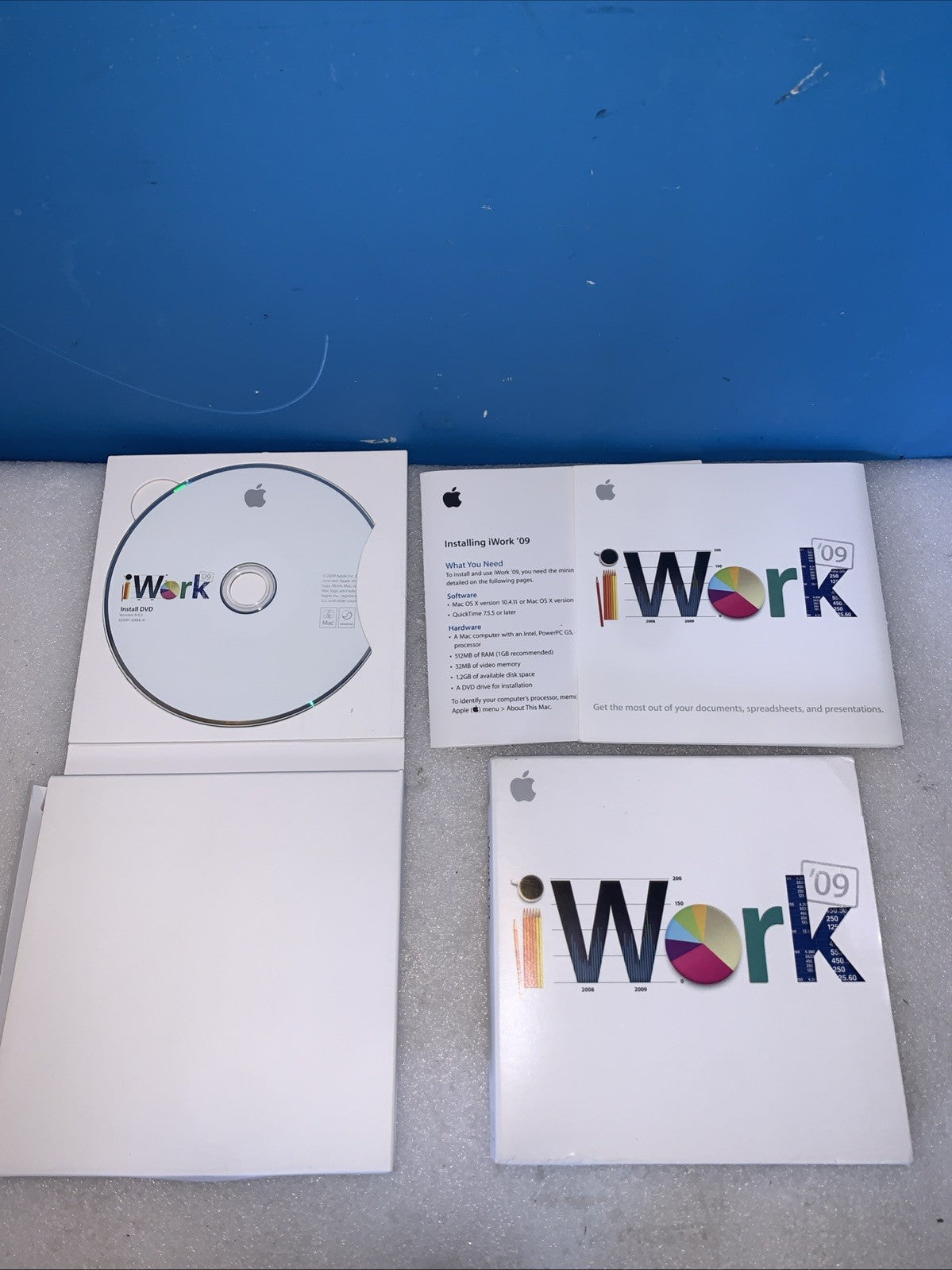 Vintage Apple iWork ’09 In Retail Box DVD MB942Z