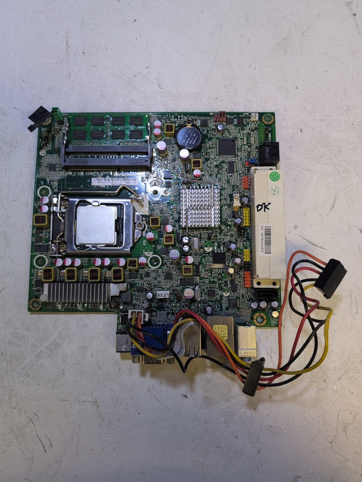 Lenovo ThinkCentre M91p (USFF)  Motherboard - 03T8007 With i5-2400 & 4GB Ram -