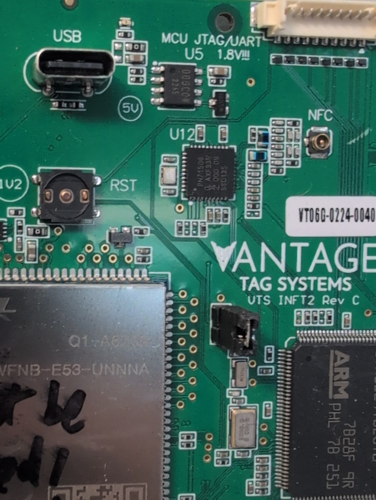 🔥 (AS IS )  2X Vantage Tag Systems VT06G PCB Board SC200R-WF Smart Module -