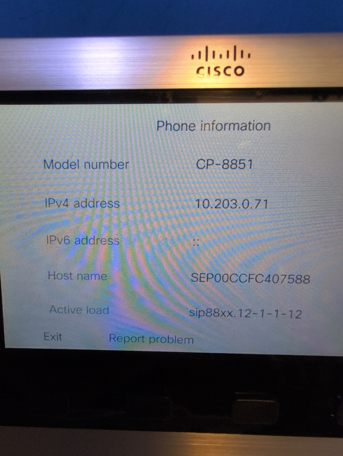 🎸 Cisco CP-8851 Unified Communications IP Phone with Color Touchscreen Display