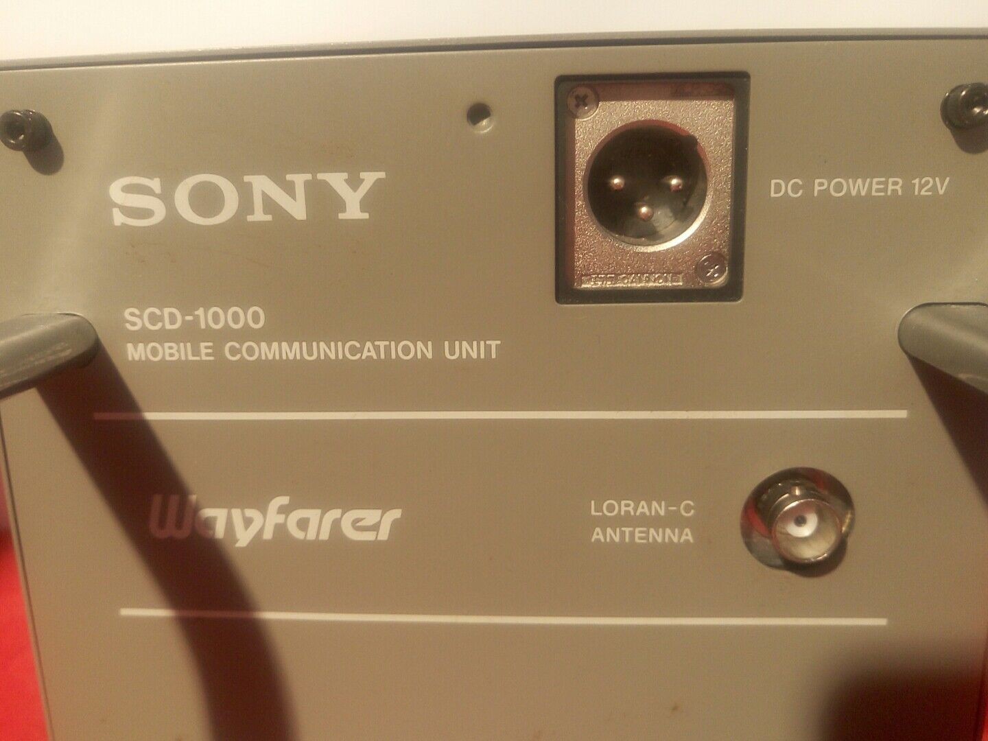 - SONY SCD-1000 MOBILE COMMUNICATION UNIT RDSS TRANSMITTER