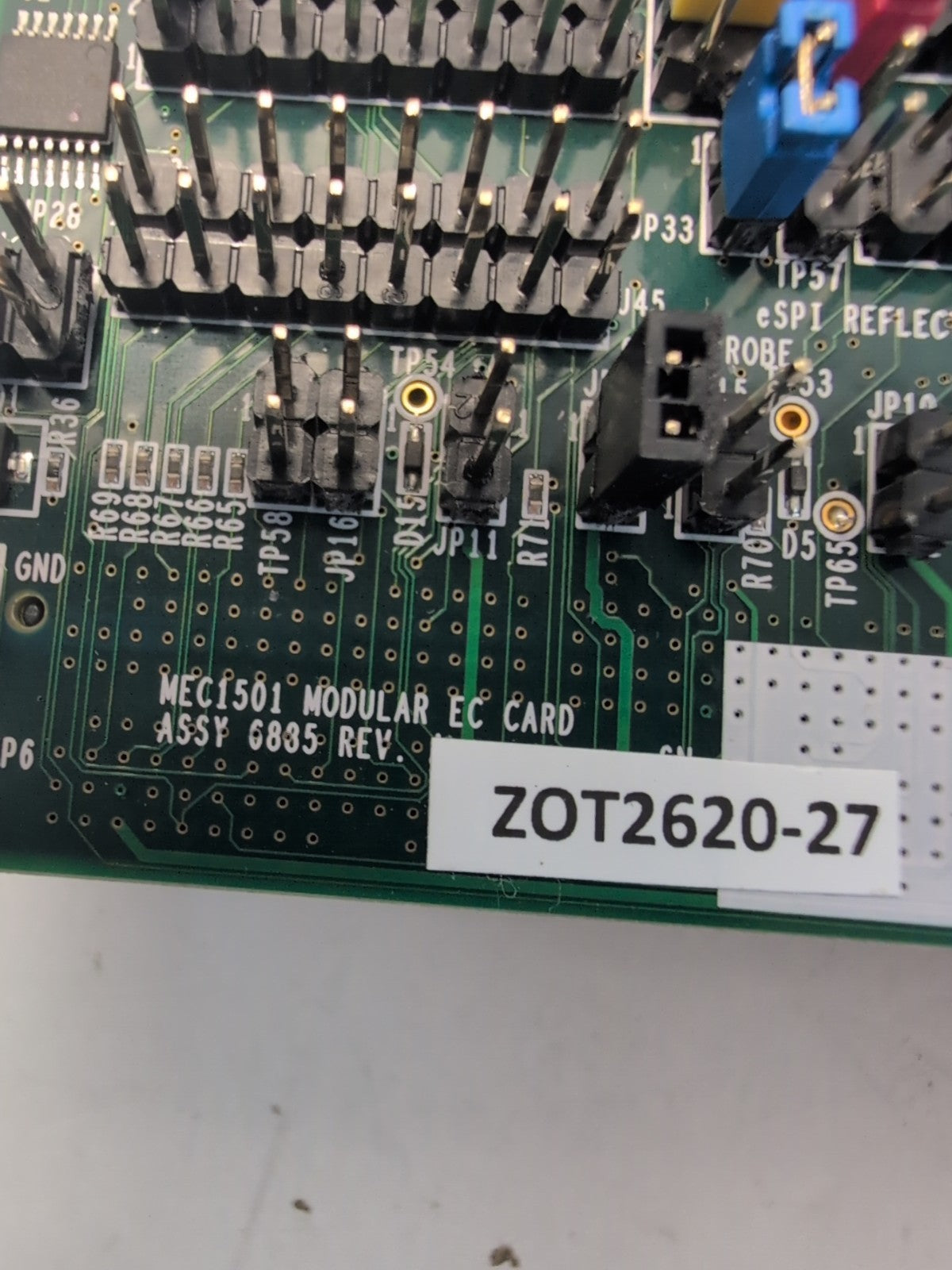🔥 MEC1501 MODULAR EC CARD ASSY 6835 ZOT2620-27 -