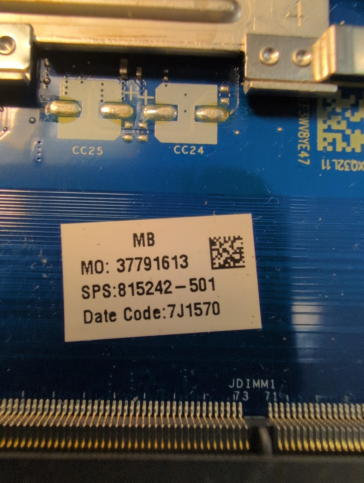 HP 15-ac048ca Laptop Motherboard LA-C701P SPS 815242-501 with i5-5300U -