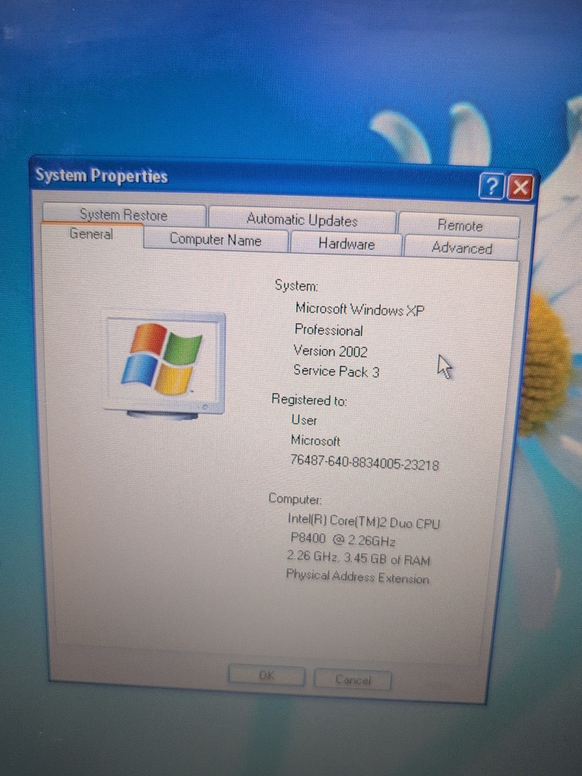  Dell Latitude E6400 14" Laptop C2D P8400/4GB/160GB HDD/WIN XP/Working Battery -
