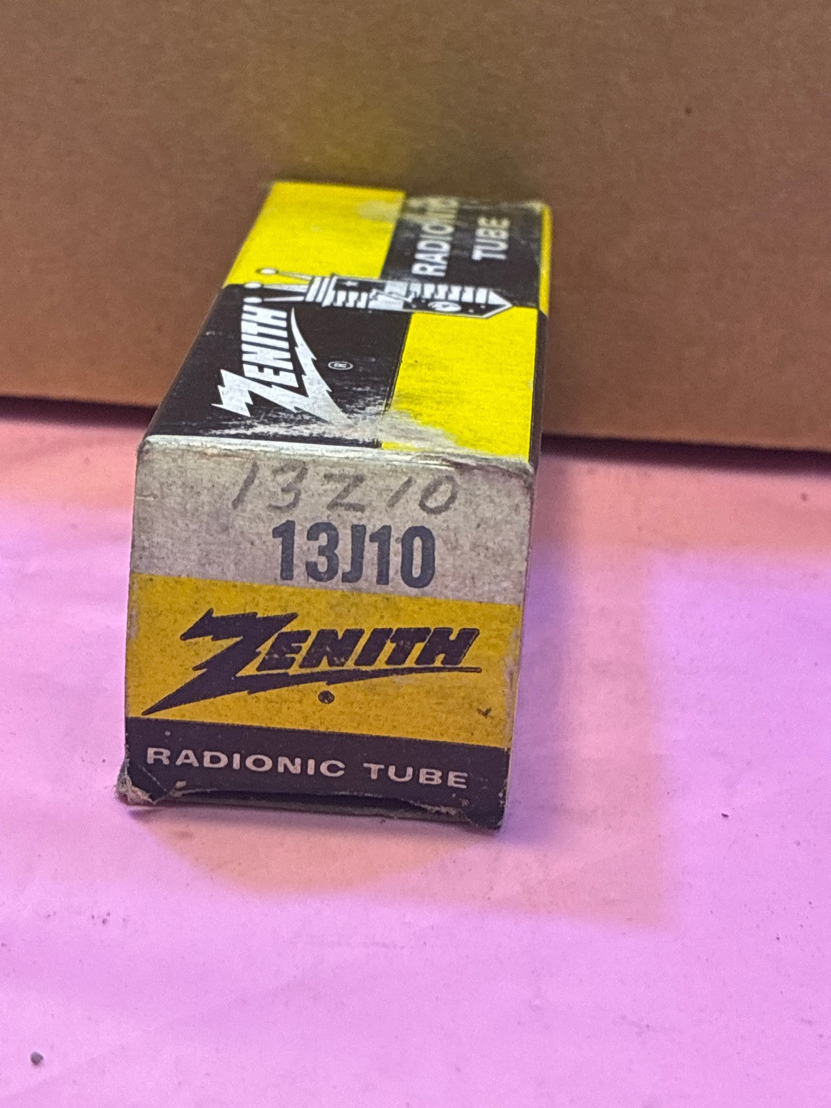 🔥 Zenith 13J10 Radionic Vacuum Tube in Original Box Vintage Old Stock