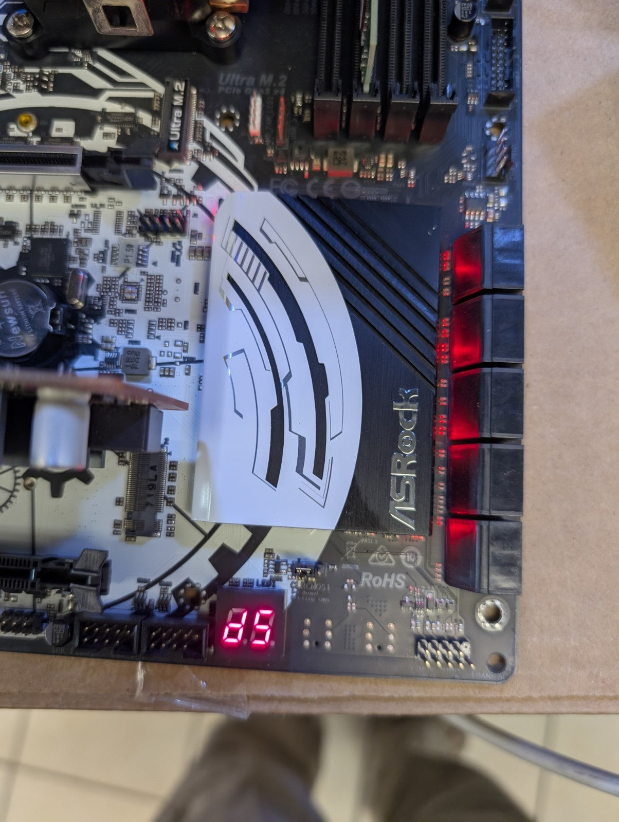 🔥 FOR PARTS – ASRock X370 Taichi AM4 Motherboard ONLY - NOT WORKING -