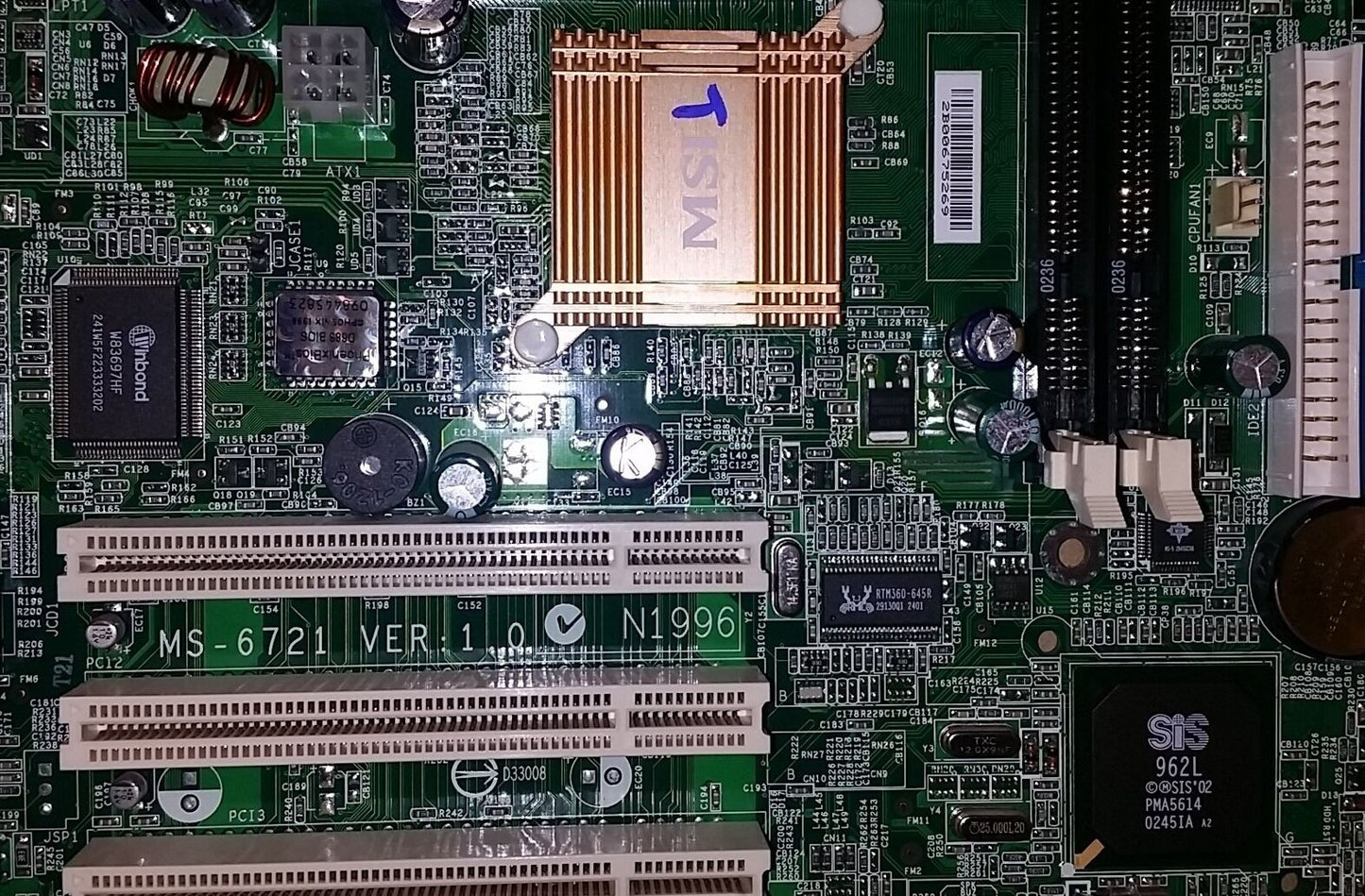 MSI MS-6721 650GLMS-L Socket478 intel Motherboard