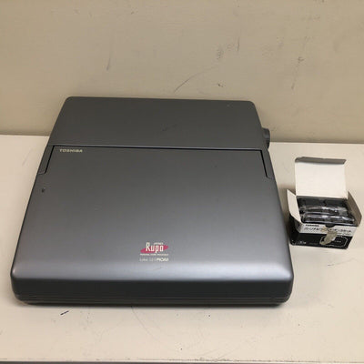 $ Toshiba word processor JW89V AS-IS /w bag & ribbon