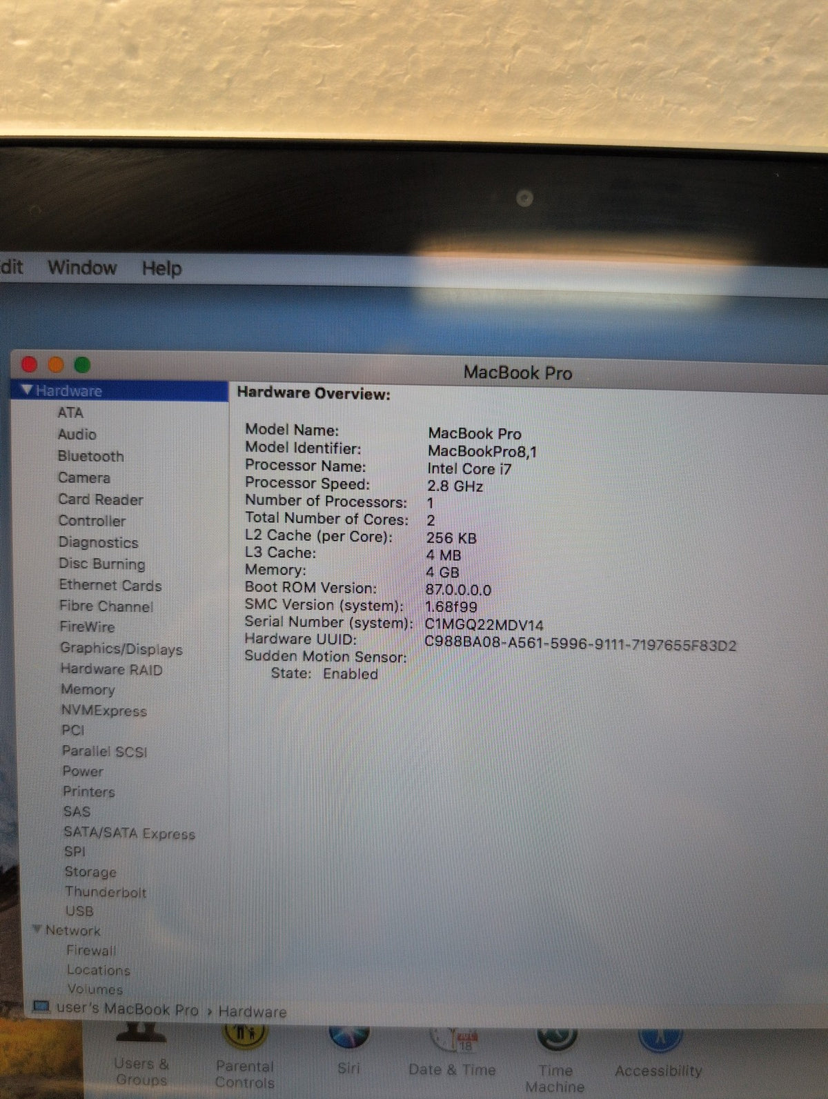 🎸NICE Apple MacBook Pro 13" A1278 2011 Intel i7 2.8GHz 4GB RAM 750GB HDD 10.13